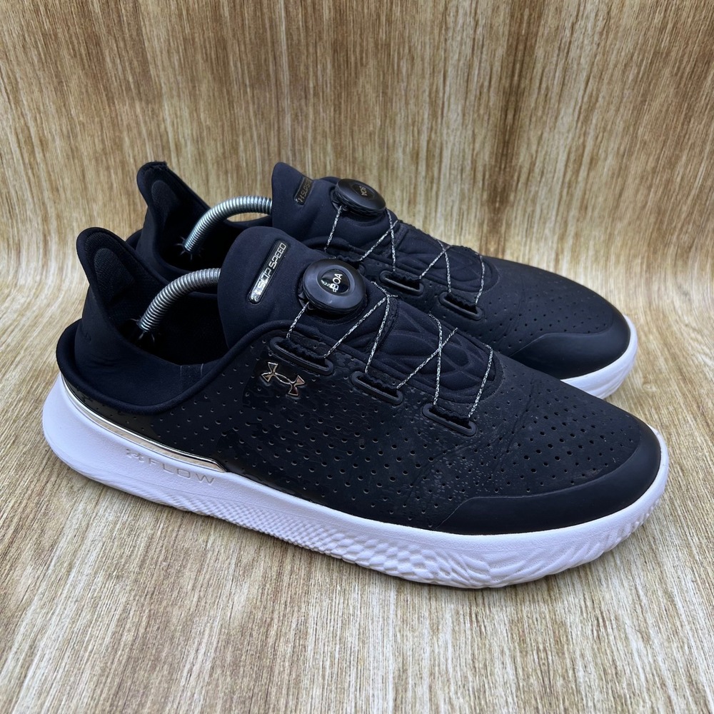 Under Armour SlipSpeed Trainers Men's Size 11.5 Black Sneakers Shoes 3027057-001